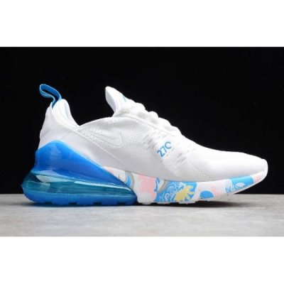 Nike Air Max 270 Graffiti Beyaz / Mavi Koşu Ayakkabısı Türkiye - 816FLGUR